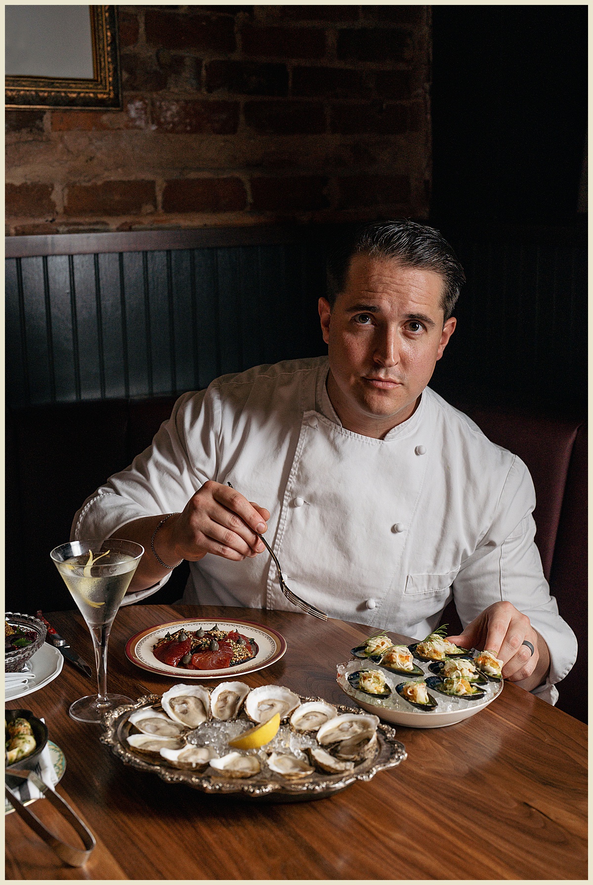 Chef portrait photography in Greenville, SC