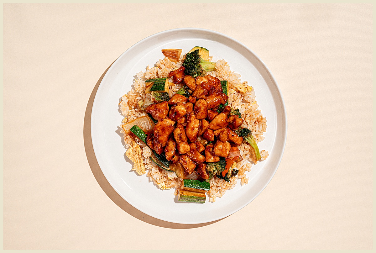 Teriyaki food product photography in Columbia, SC