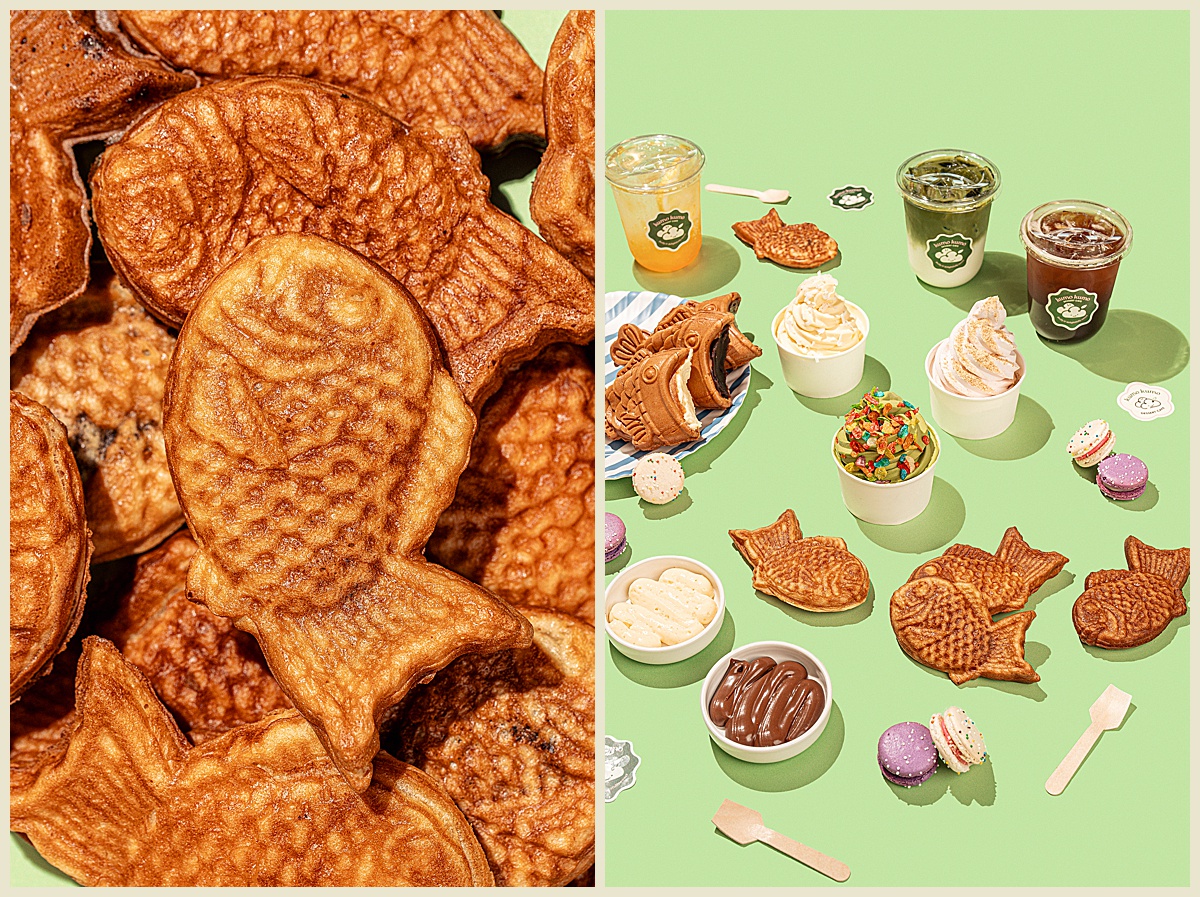 Taiyaki and more desserts featured in this food photography in Columbia, SC