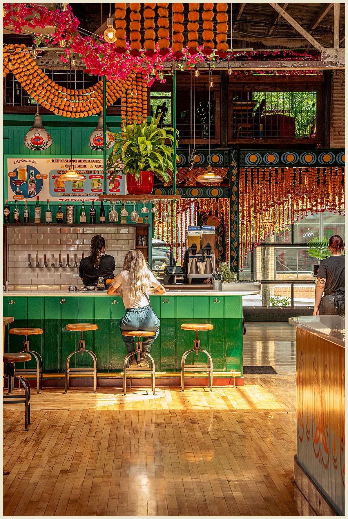 Chai Pani, a restaurant photographed in Asheville, NC by the Vannahco.
